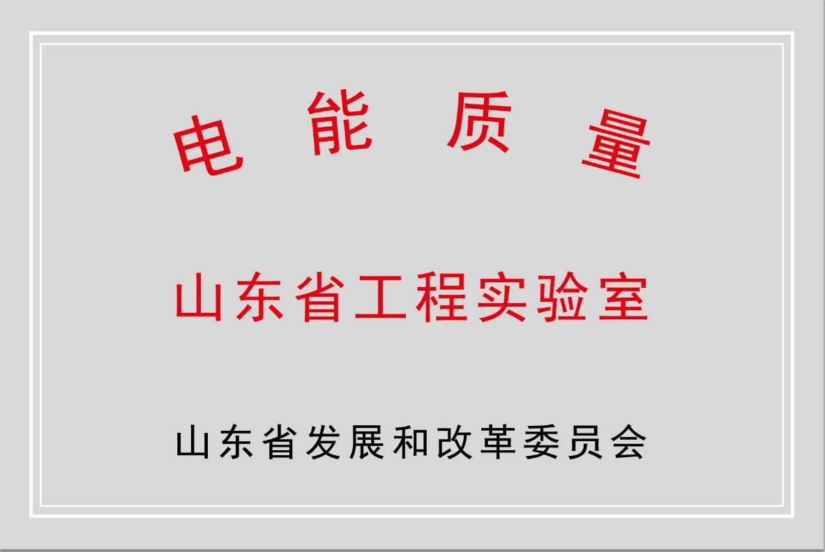 新風(fēng)光公司獲批“山東省電能質(zhì)量工程實(shí)驗(yàn)室”
